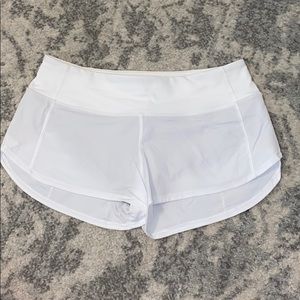 NWOT Lululemon Speed Up Shorts